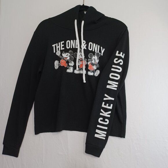 Disney Hooded Sweatshirt The One and Only Mickey Mouse Hoodie Pullover Size Lrg - Picture 4 of 9